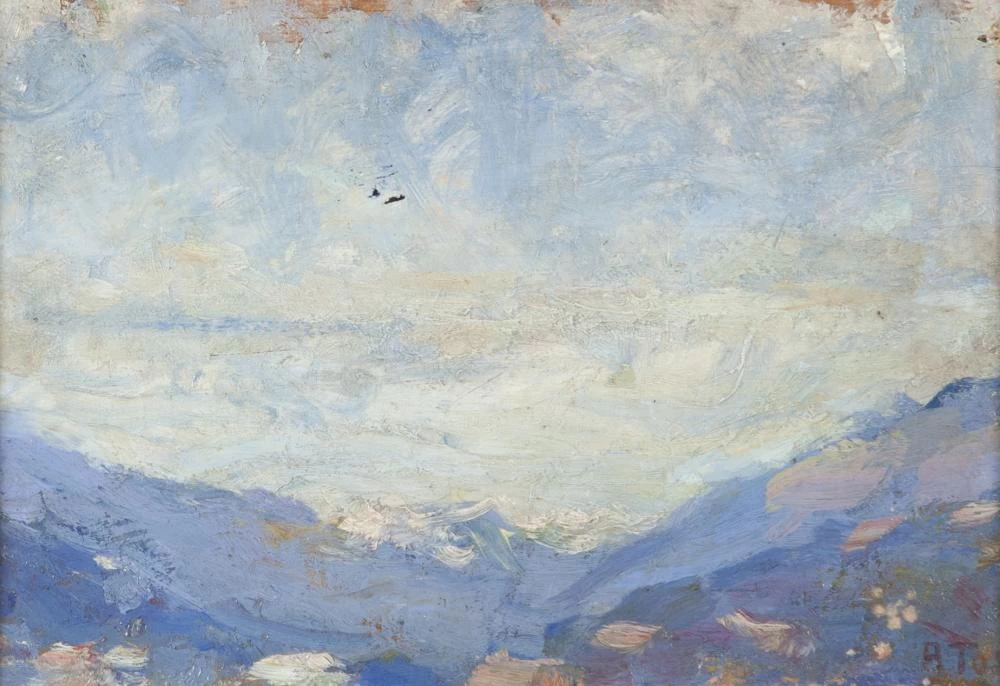 Montagne in azzurro